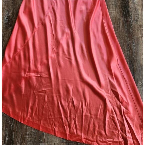 Retrofete Sabrina Dress in Coral Size XS Halter Open Back NWT Maxi Sleeveless - Picture 11 of 14